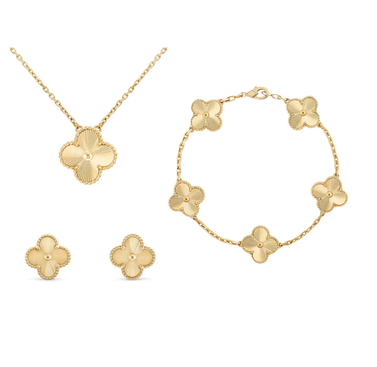 Beautiful Clover Necklace Gift Set