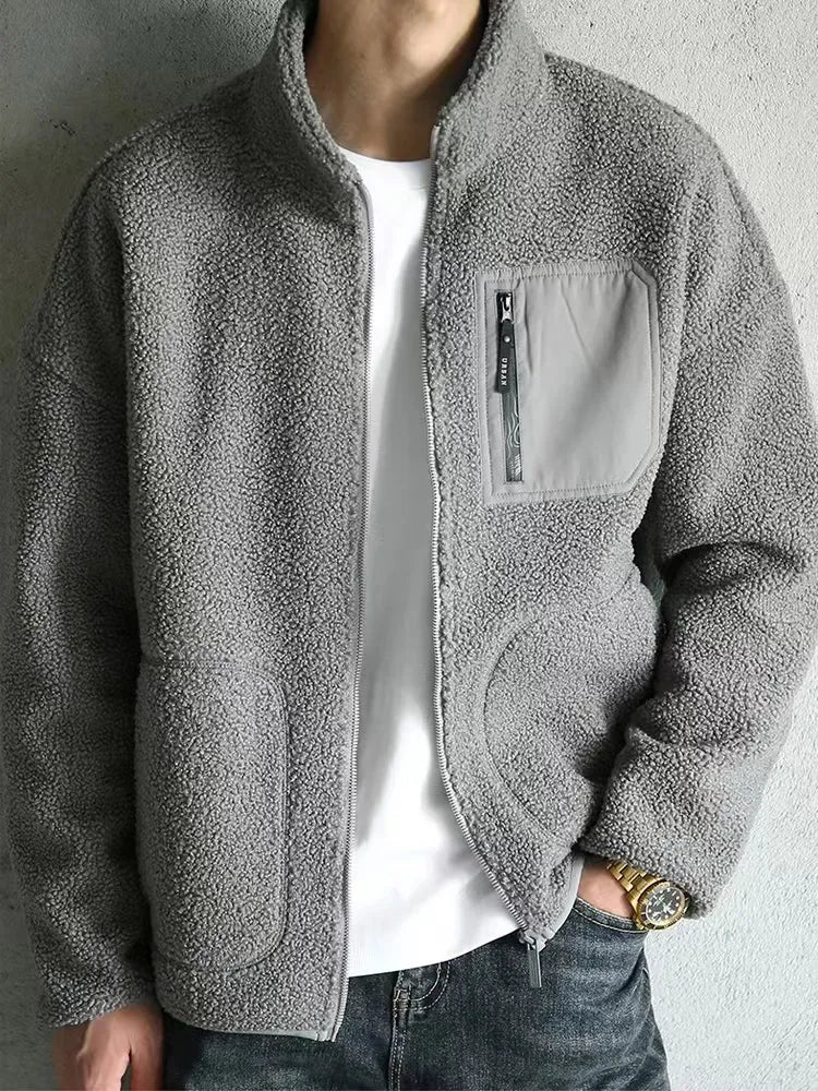 Waterproof Men's Hooded Jacket with Multiple Pockets