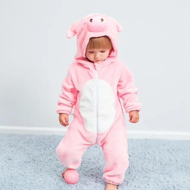Adorable Baby Onesies with Fun Animal Designs