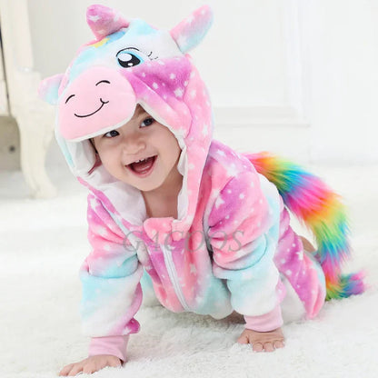 Adorable Baby Onesies with Fun Animal Designs