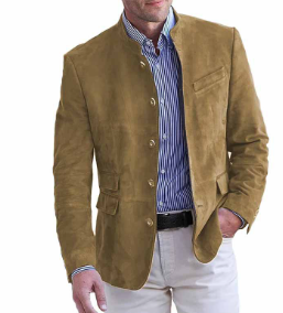 Men's Velvet Slim Fit Jacket