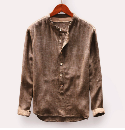 Classic Mens Button Down Long Sleeve Shirt