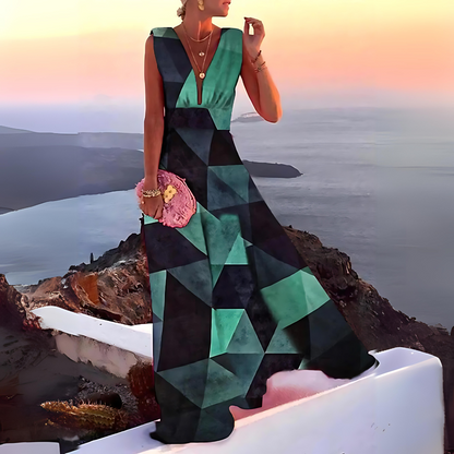 Stylish Summer Floral Women's Dress