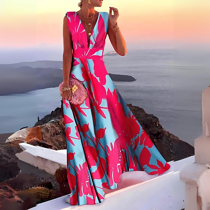Stylish Summer Floral Women's Dress