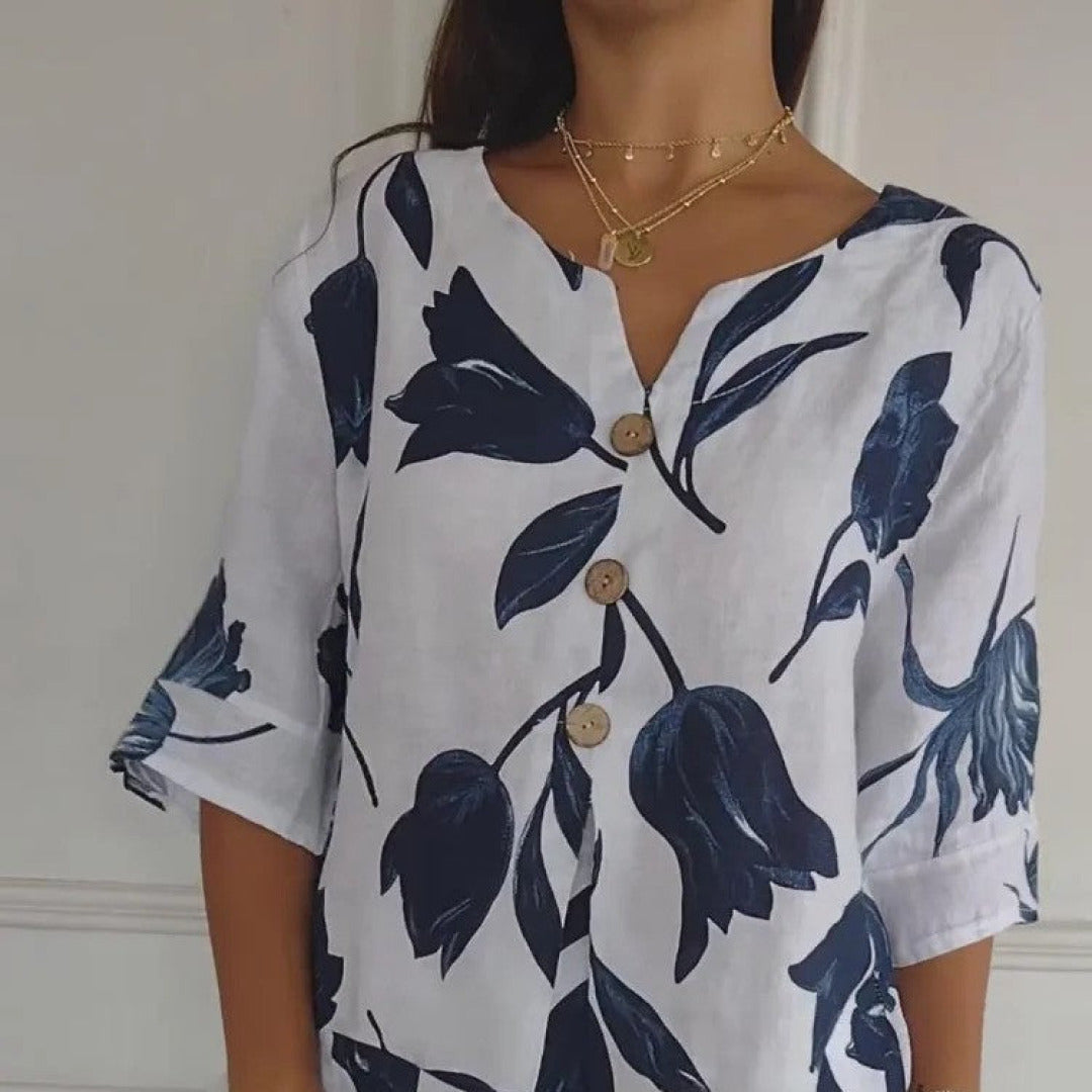 Lightweight Summer Women's Cotton Blouse