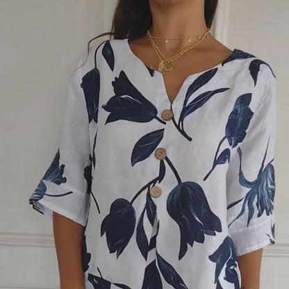 Lightweight Summer Women's Cotton Blouse