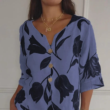 Lightweight Summer Women's Cotton Blouse