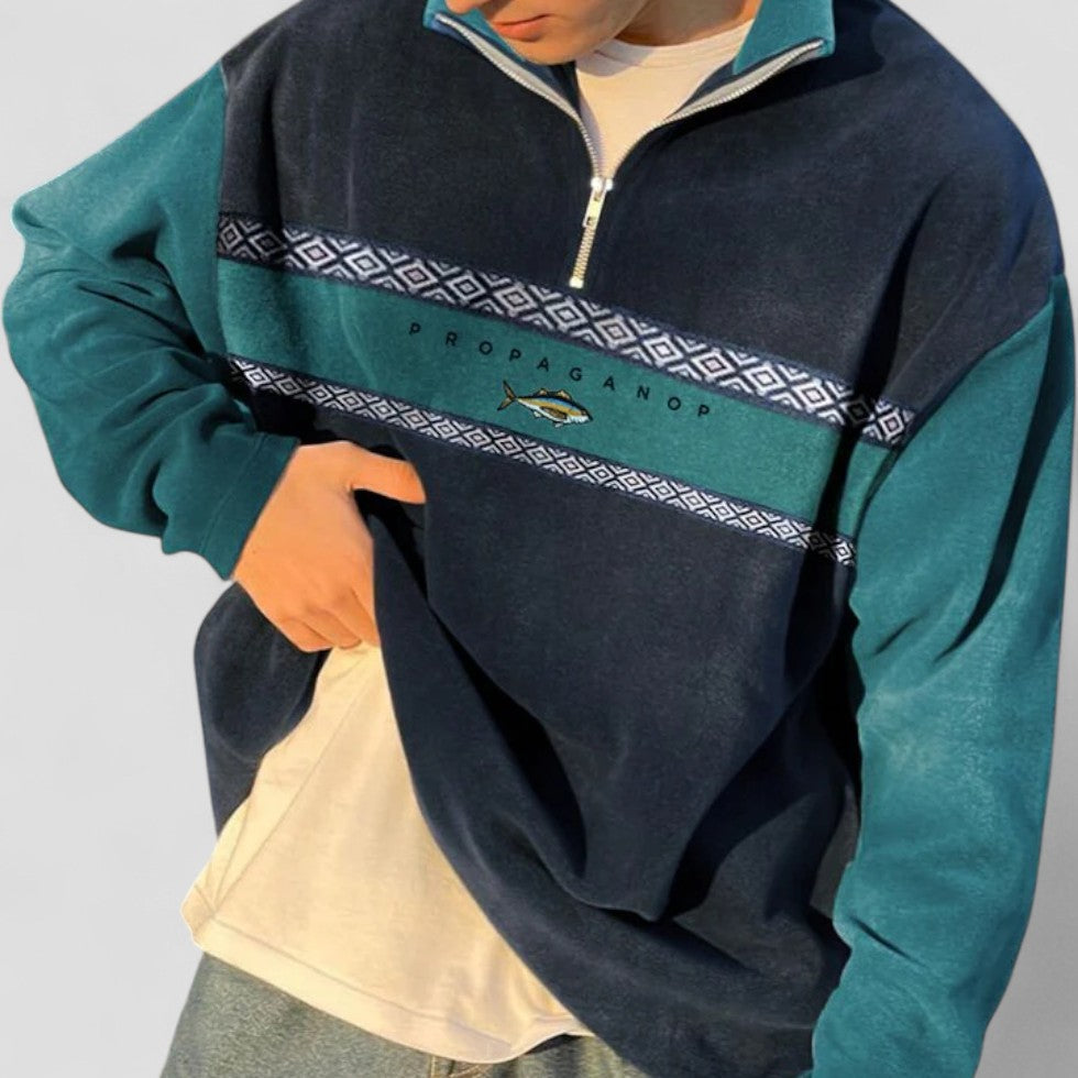 Stylish Solid Color Men's Sweater - ModishWorld