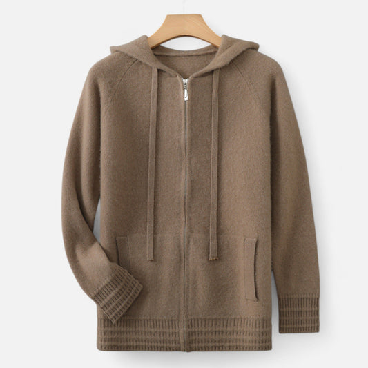 Warm Mens Knit Zip Cardigan - Modish World