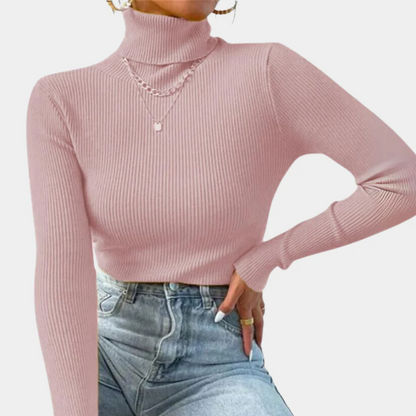 Women's Crew Neck Sweater - Soft with Long Sleeves - ModishWorld