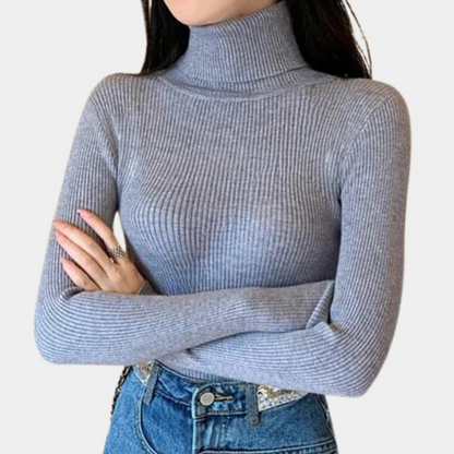 Women's Crew Neck Sweater - Soft with Long Sleeves