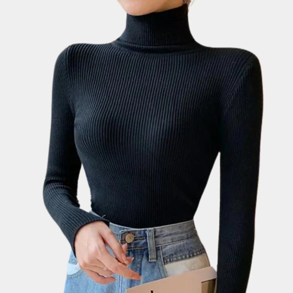 Women's Crew Neck Sweater - Soft with Long Sleeves