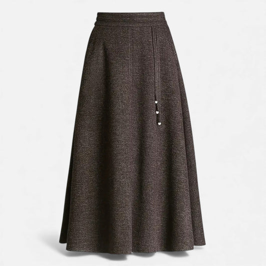 Classic Ladies Tweed Pencil Skirt with Pockets - Modish World