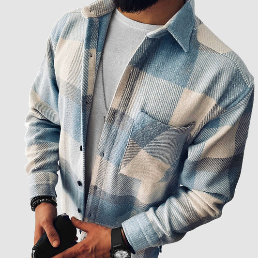 Warm Men's Fleece Lined Winter Jacket - ModishWorld