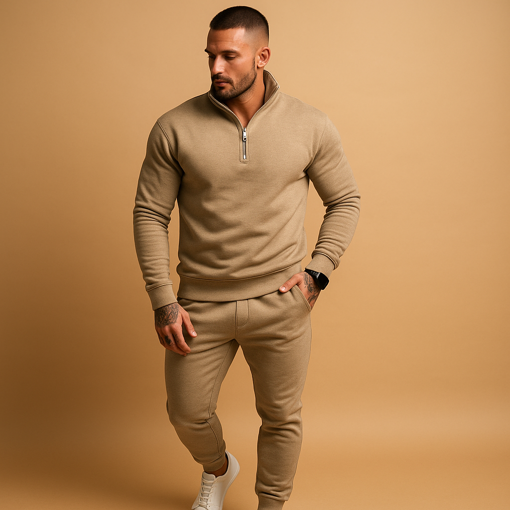 Athletic Sportswear Tracksuit Set with Jogger Pants - Modish World