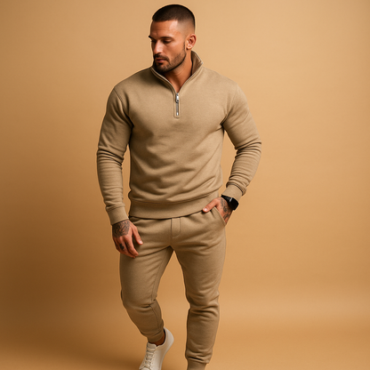 Athletic Sportswear Tracksuit Set with Jogger Pants - Modish World