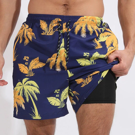 Waterproof Athletic Swim Trunks for Men - ModishWorld