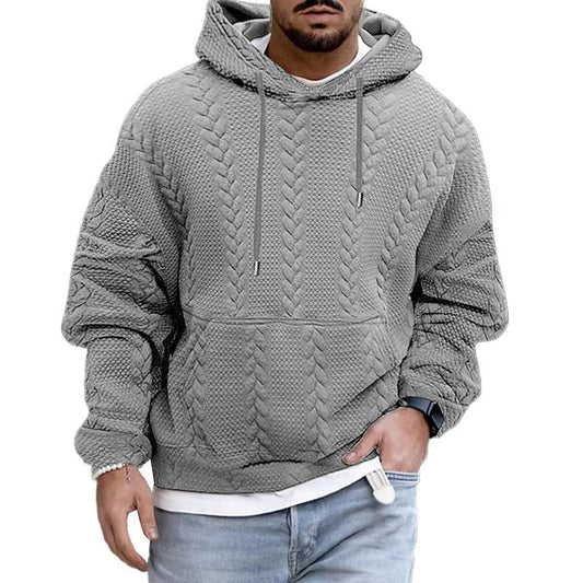 Warm Cable Knit Hoodie for Men - ModishWorld