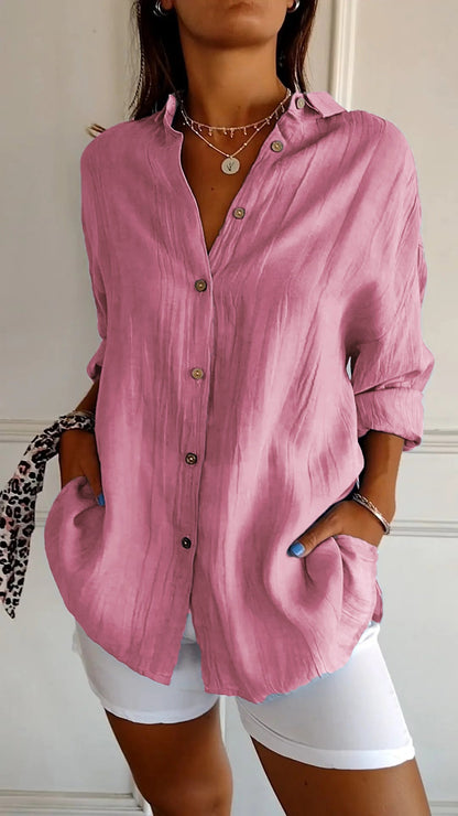 Chic Ruffled Ladies Blouse