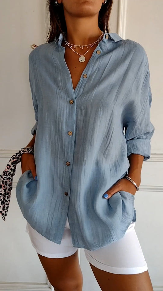 Chic Ruffled Ladies Blouse - ModishWorld