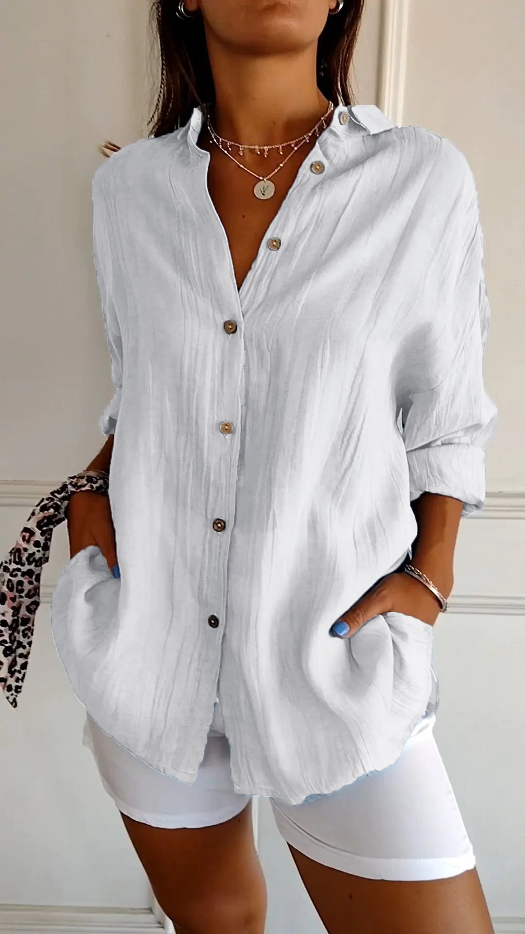 Comfy Women's Classic Summer Blouse