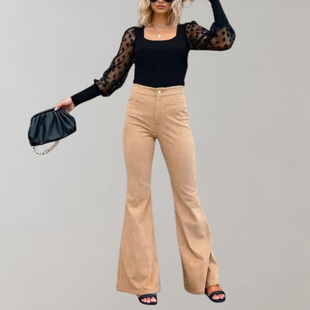 Women's Classic Wide Leg High Waisted Jeans