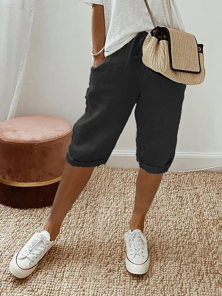 Women's Comfortable Loose Fit Shorts - Soft Summer Wear