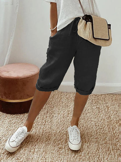Women's Comfortable Loose Fit Shorts - Soft Summer Wear