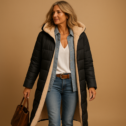 Warm Padded Long Winter Coat - Modish World
