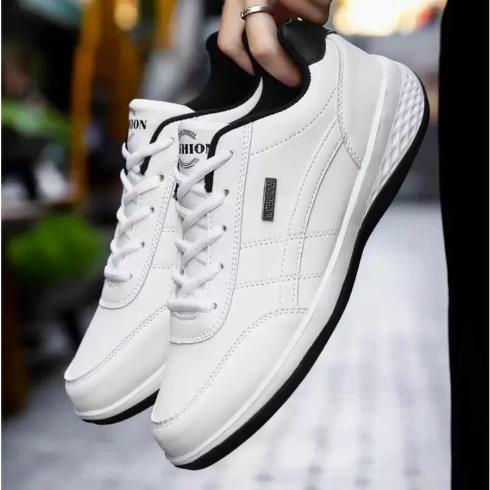 Men's Low Top Lace Up Sneakers - ModishWorld
