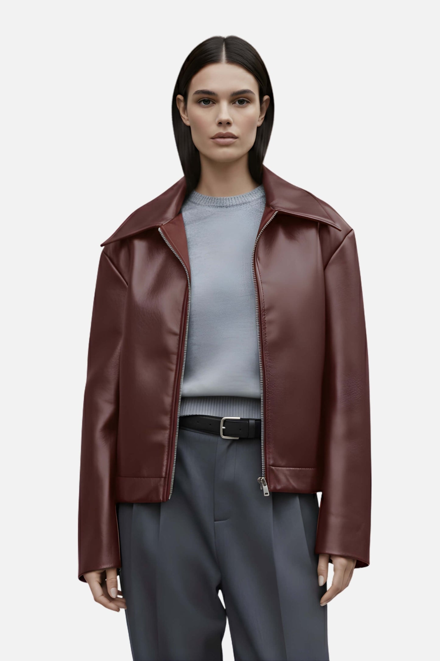 Classic Women's Genuine Leather Jacket