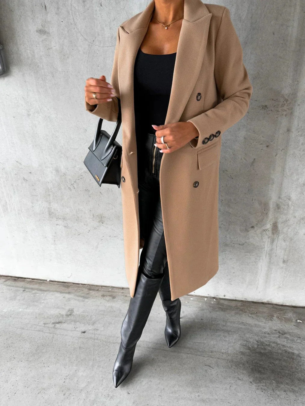 Classic Double Breasted Winter Coat