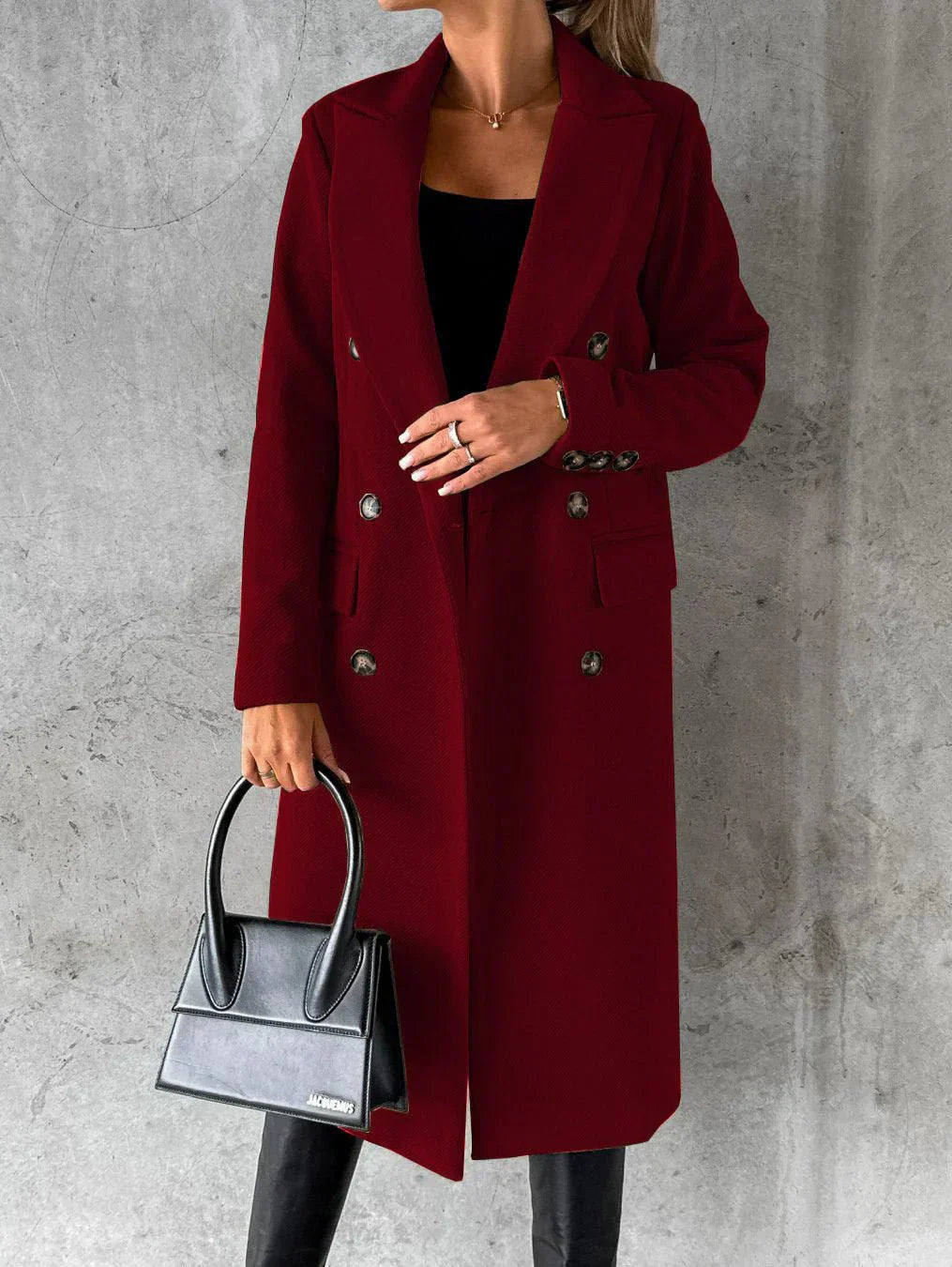 Classic Double Breasted Winter Coat