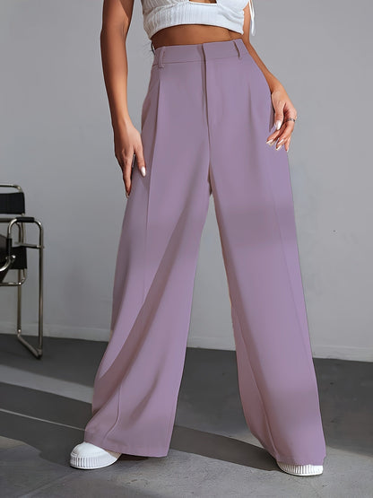 Ladies Comfortable Loose Fit Pleated Pants