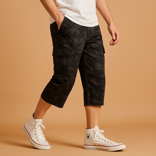 Comfortable Mens Relaxed Fit Cargo Shorts - Modish World