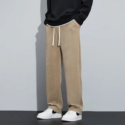 Relaxed Fit Corduroy Mens Jogger Pants