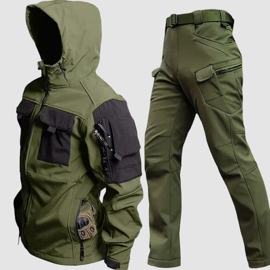 Warm Waterproof Mens Ski Jacket and Pants Set - ModishWorld