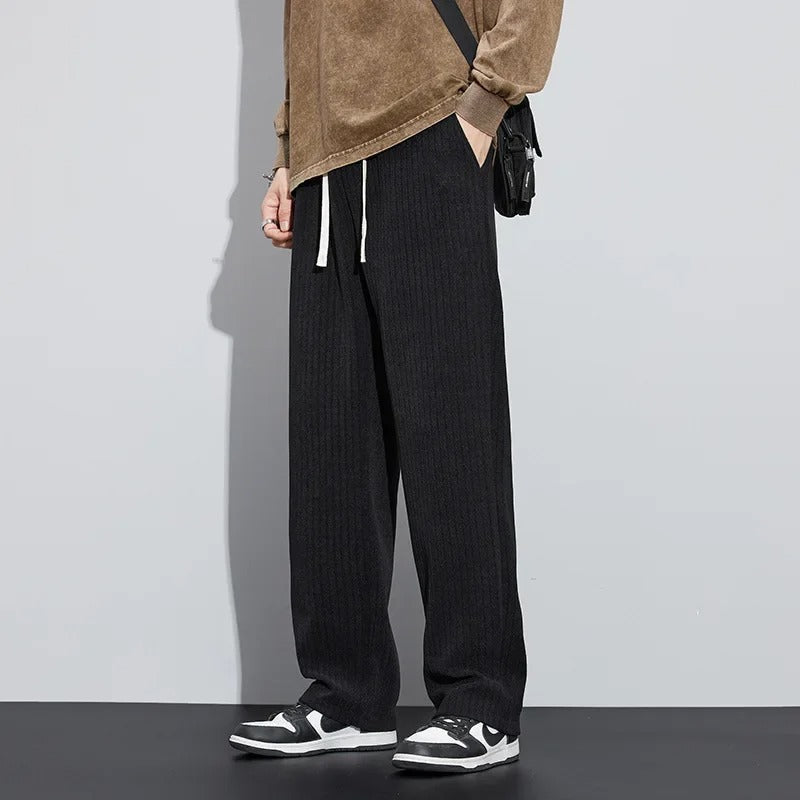 Relaxed Fit Corduroy Mens Jogger Pants
