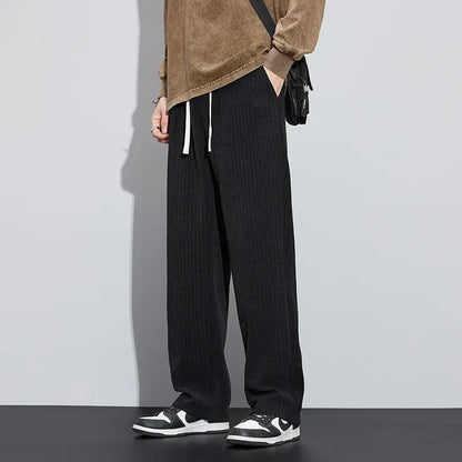 Relaxed Fit Corduroy Mens Jogger Pants