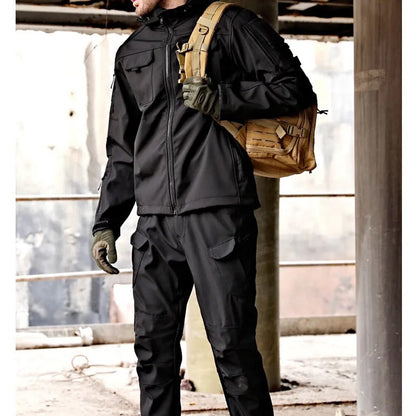 Waterproof Combat Jacket and Pants Set with Hood - ModishWorld