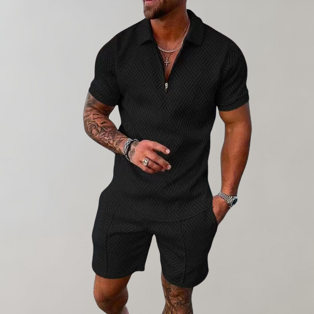 Comfortable Mens Polo Shirt and Short Combo - ModishWorld