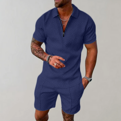 Comfortable Mens Polo Shirt and Short Combo