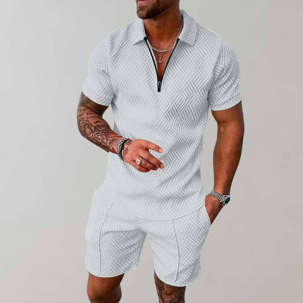 Comfortable Mens Polo Shirt and Short Combo