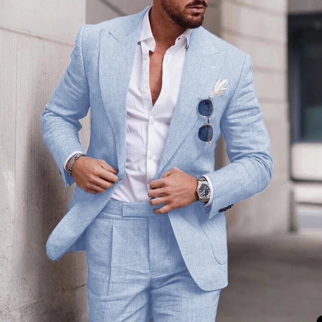 Tailored Fit Mens Wedding Tuxedo Suit - ModishWorld