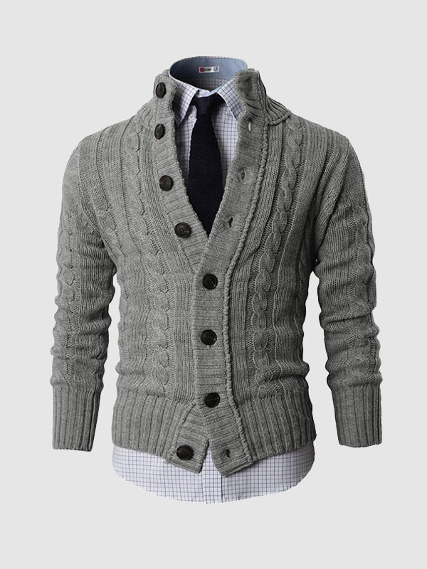 Men's Warm Crew Neck Winter Sweater