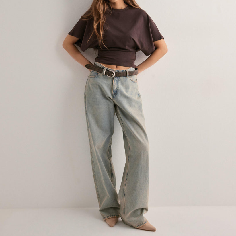 Women's Loose Fit Casual Tee - Comfortable & Feminine Style