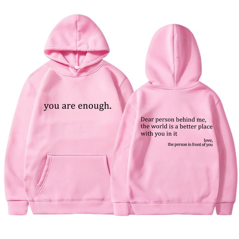 Casual Hooded Sweatshirt - Fun Graphic with Pouch Pocket