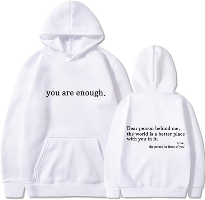 Casual Hooded Sweatshirt - Fun Graphic with Pouch Pocket