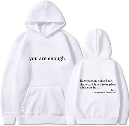 Casual Hooded Sweatshirt - Fun Graphic with Pouch Pocket