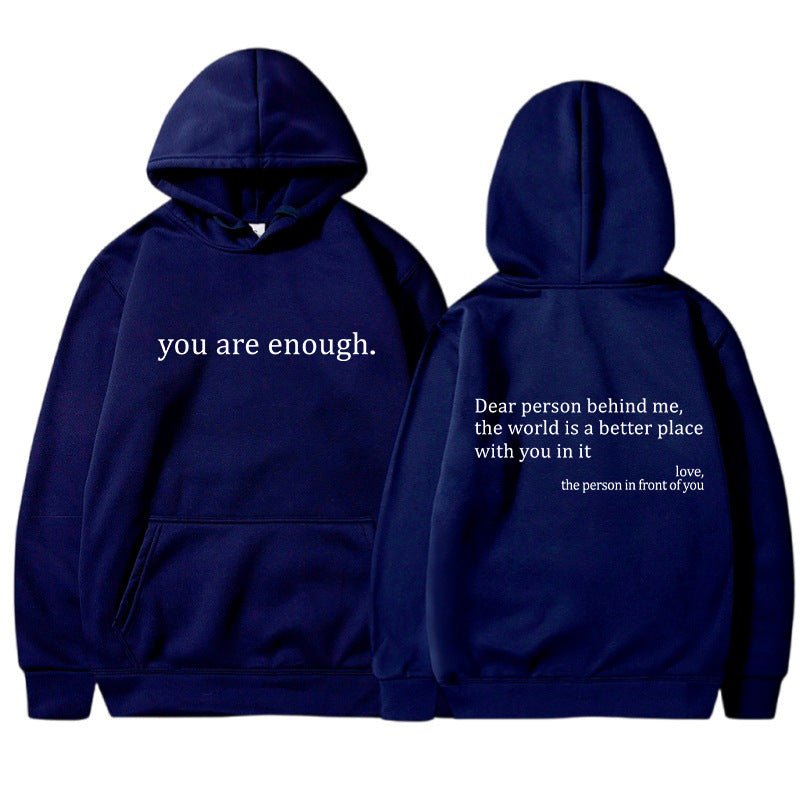 Casual Hooded Sweatshirt - Fun Graphic with Pouch Pocket